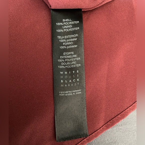 Burgundy WHBM Tank Top - Picture 2 of 4